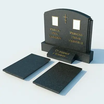 Памятник из гранита «PostStone» М-05
